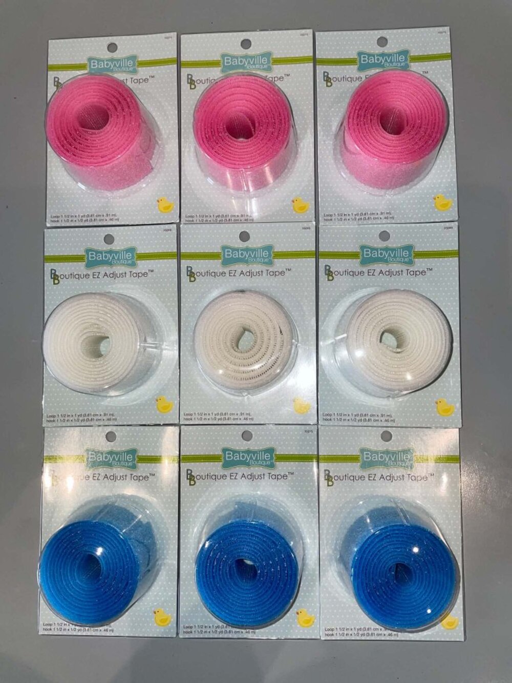 BABYVILLE BOUTIQUE Hook & Loop EZ Adjust Tape – NEW IN BOX